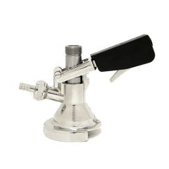 Stoel Raw, met bruin lederen zitting 