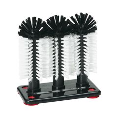 Stoel Raw, met bruin lederen zitting 