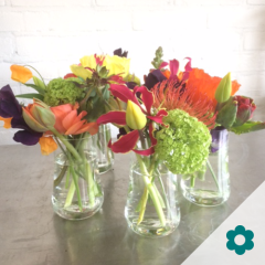 Stoel Raw, met bruin lederen zitting 