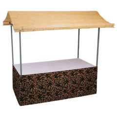 Stoel Raw, met bruin lederen zitting 