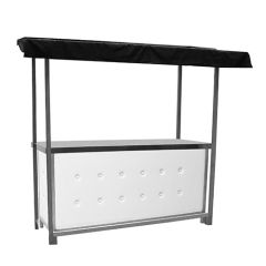 Stoel Raw, met bruin lederen zitting 