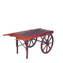 Stoel Raw, met bruin lederen zitting 