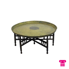 Stoel Raw, met bruin lederen zitting 