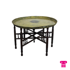 Stoel Raw, met bruin lederen zitting 