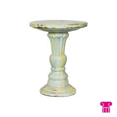 Stoel Raw, met bruin lederen zitting 