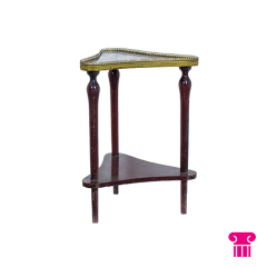 Stoel Raw, met bruin lederen zitting 