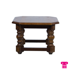 Stoel Raw, met bruin lederen zitting 