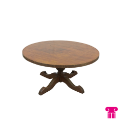 Stoel Raw, met bruin lederen zitting 