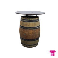 Stoel Raw, met bruin lederen zitting 