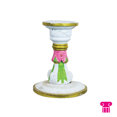 Stoel Raw, met bruin lederen zitting 