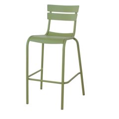 Stoel Raw, met bruin lederen zitting 