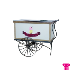 Stoel Raw, met bruin lederen zitting 