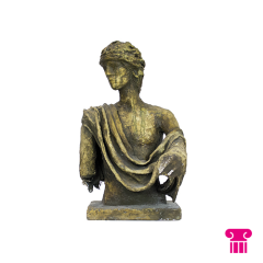 Stoel Raw, met bruin lederen zitting 