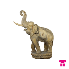 Stoel Raw, met bruin lederen zitting 