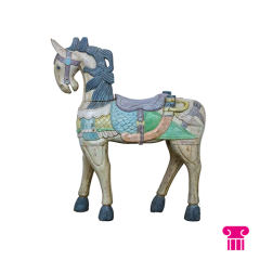 Stoel Raw, met bruin lederen zitting 