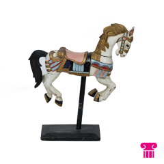 Stoel Raw, met bruin lederen zitting 