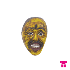 Stoel Raw, met bruin lederen zitting 