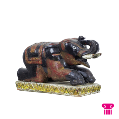 Stoel Raw, met bruin lederen zitting 