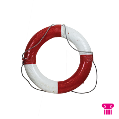 Stoel Raw, met bruin lederen zitting 