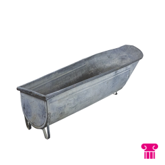 Stoel Raw, met bruin lederen zitting 