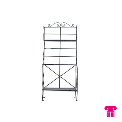 Stoel Raw, met bruin lederen zitting 