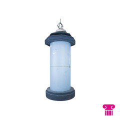 Stoel Raw, met bruin lederen zitting 