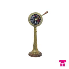 Stoel Raw, met bruin lederen zitting 