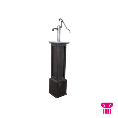 Stoel Raw, met bruin lederen zitting 