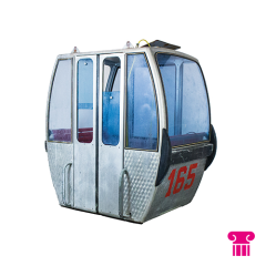 Stoel Raw, met bruin lederen zitting 