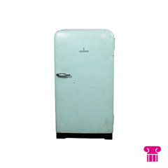 Stoel Raw, met bruin lederen zitting 