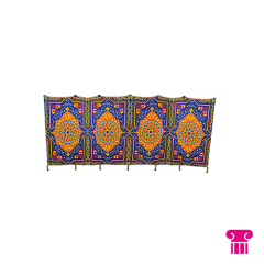 Stoel Raw, met bruin lederen zitting 