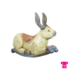 Stoel Raw, met bruin lederen zitting 