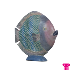 Stoel Raw, met bruin lederen zitting 