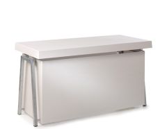 Stoel Raw, met bruin lederen zitting 