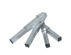 Stoel Raw, met bruin lederen zitting 