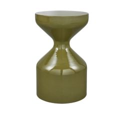 Stoel Raw, met bruin lederen zitting 