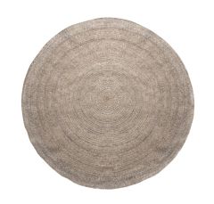 Stoel Raw, met bruin lederen zitting 