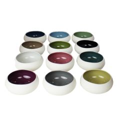 Stoel Raw, met bruin lederen zitting 