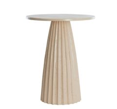 Stoel Raw, met bruin lederen zitting 