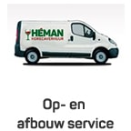 Heman - Op en afbouw-service